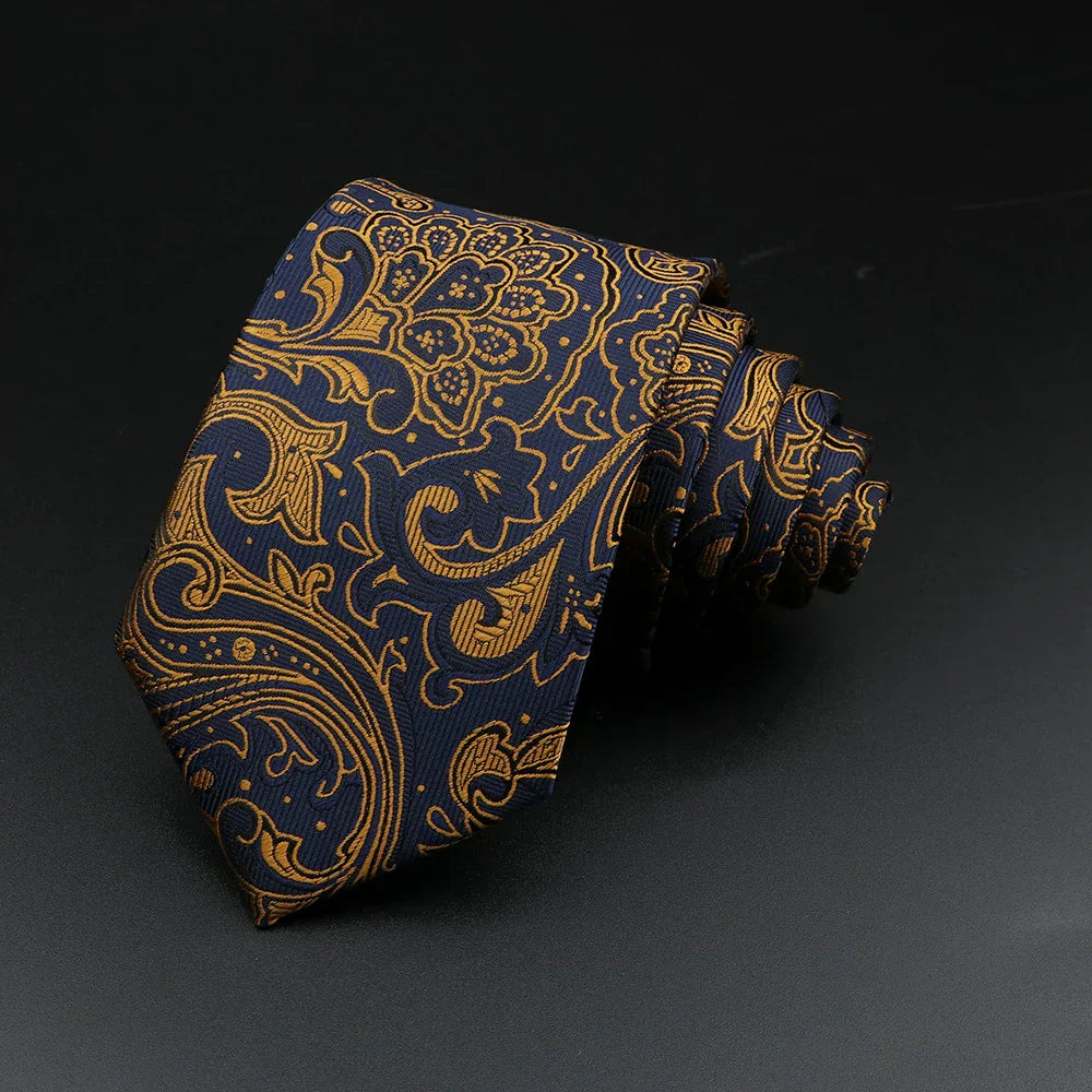 Gravata Estampada Floral Roman 5