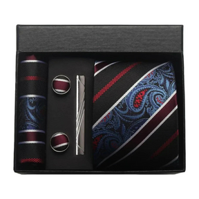 Gravata Estampada Lorennzi Conjunto de Seda 32