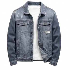 Jaqueta Jeans Masculina Lorennzi Braxton 6