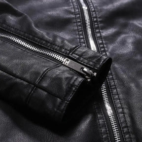 Jaqueta Masculina em Couro Lorennzi Biker 5