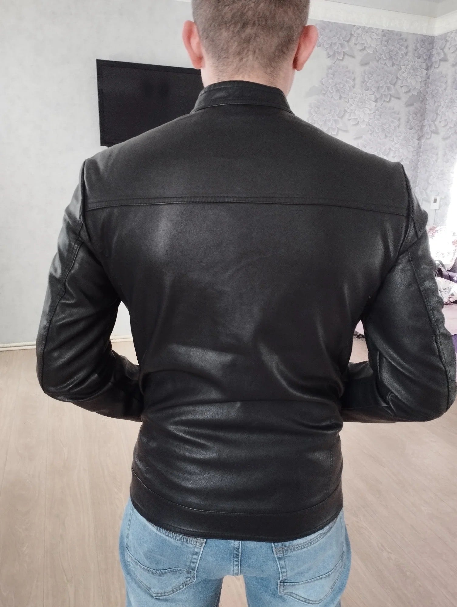 Jaqueta Masculina em Couro Lorennzi Biker 8