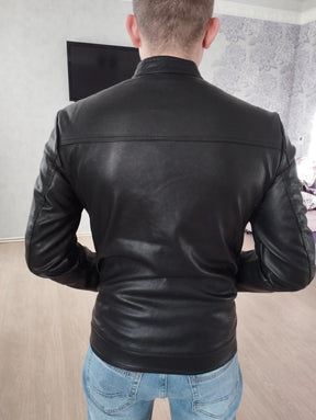 Jaqueta Masculina em Couro Lorennzi Biker 8