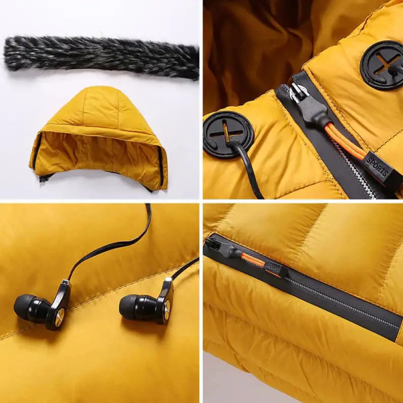 Jaqueta Puffer Masculina Capuz Forrado Lorennzi 8