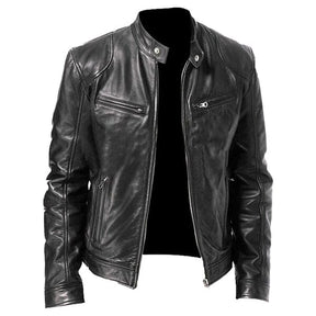 Jaqueta de Couro Masculina Chill Lorennzi 4
