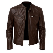 Jaqueta de Couro Masculina Chill Lorennzi 6