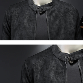Jaqueta de Couro Masculina Lorennzi Camden 6