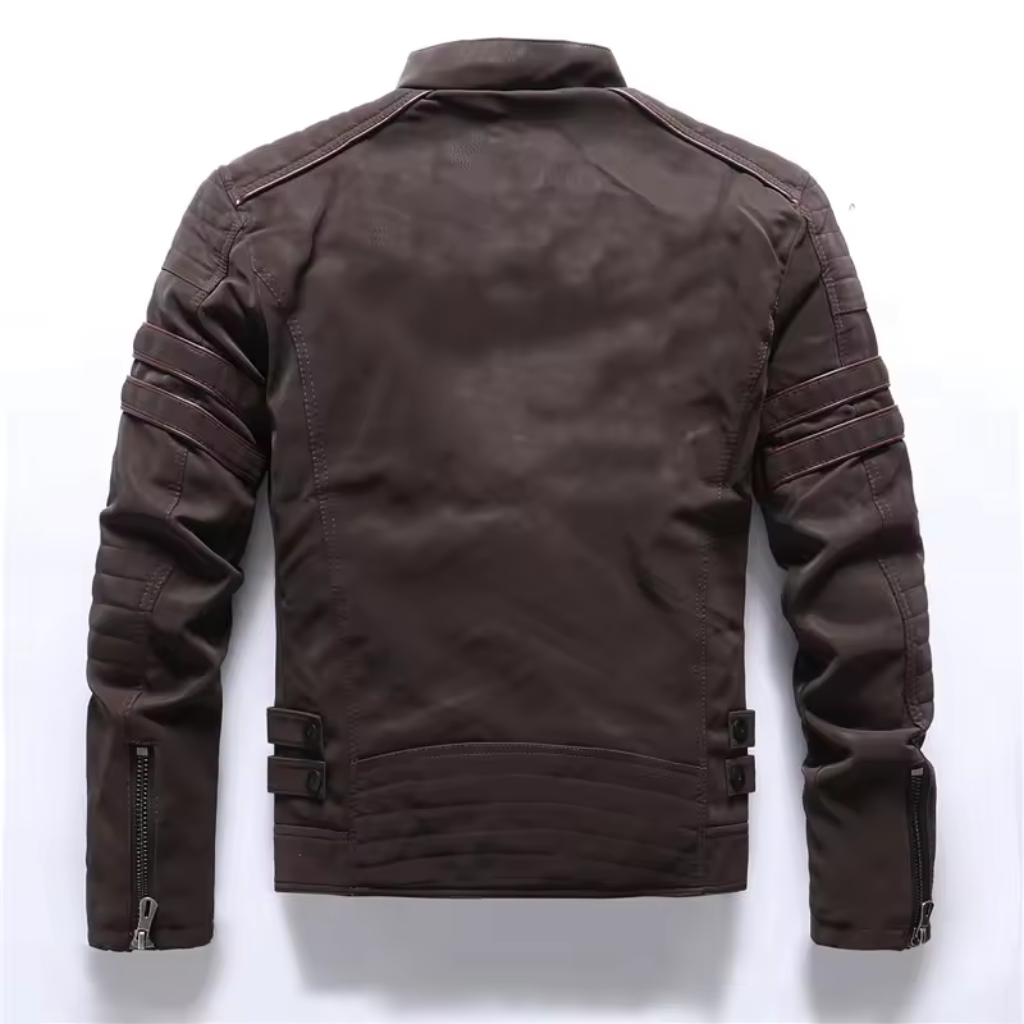 Jaqueta de Couro Masculina Vulcan Lorennzi 2