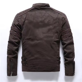 Jaqueta de Couro Masculina Vulcan Lorennzi 2