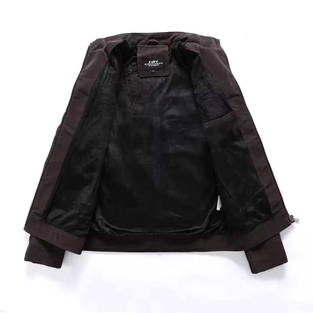 Jaqueta de Couro Masculina Vulcan Lorennzi 5