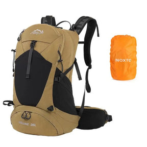 Mochila-Impermeavel-Camping-Lorennzi-35L-Caqui