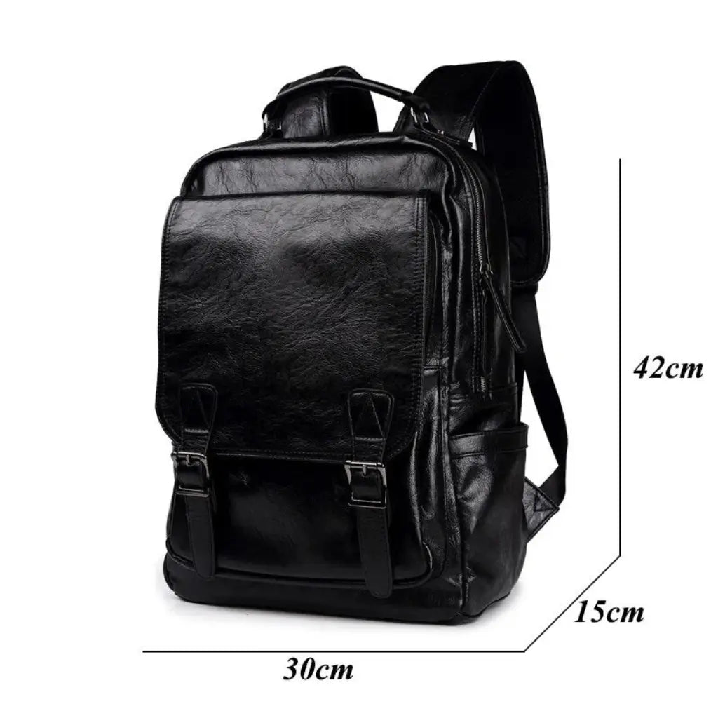 Mochila-Masculina-de-Couro-Altro-Lorennzi-Preto-Medidas