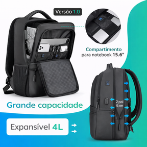 Mochila Executiva Notebook 15.6" Coast Lorennzi 3