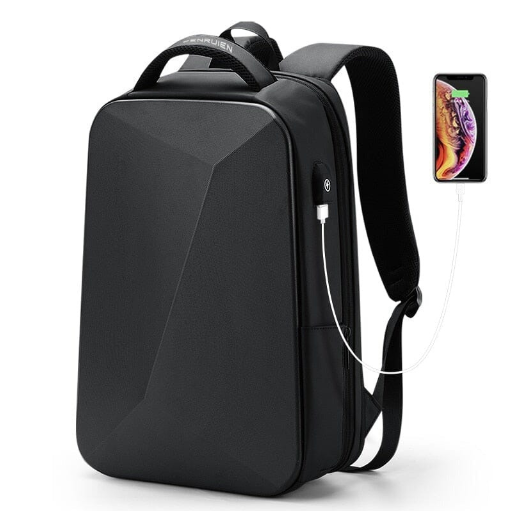 Mochila Executiva Porta USB Expansível Lorennzi 5