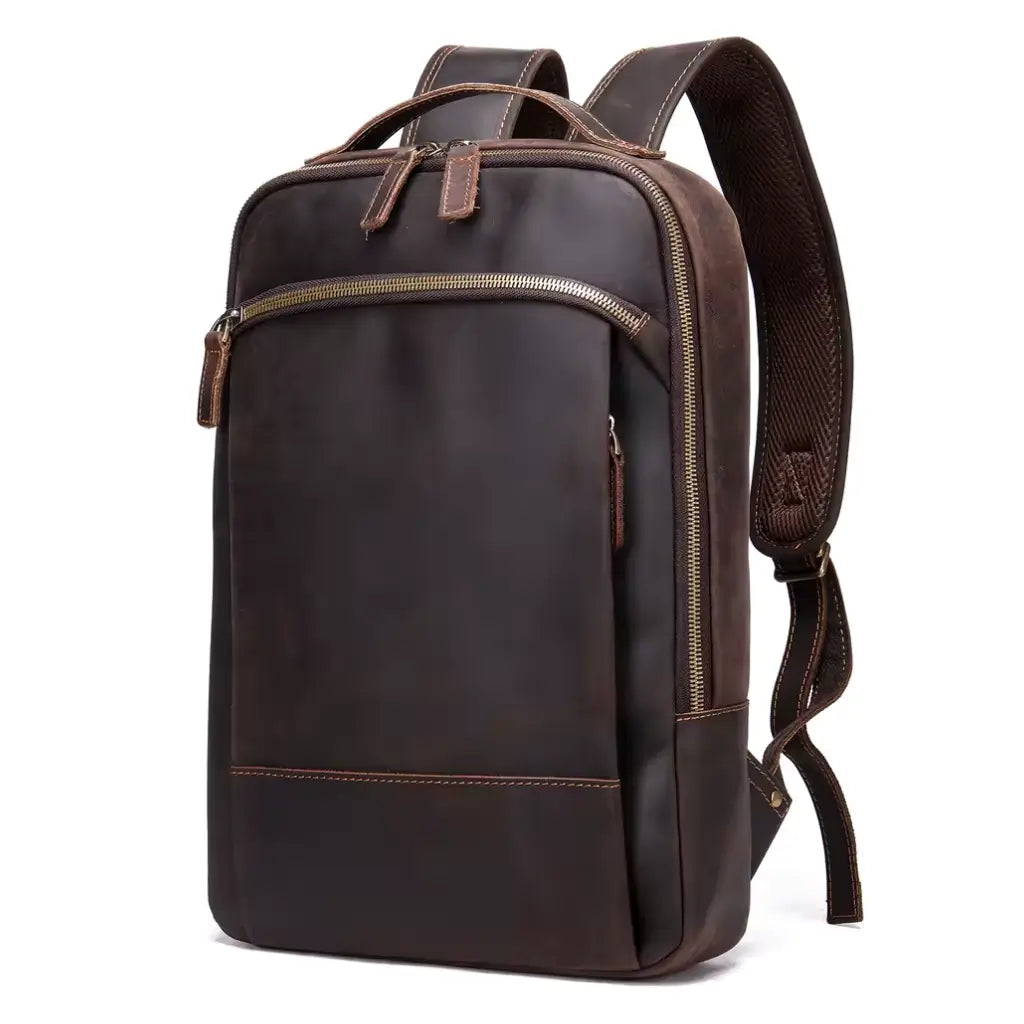 Mochila Executiva de Couro Impermeável Lorennzi