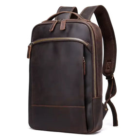 Mochila Executiva de Couro Impermeável Lorennzi