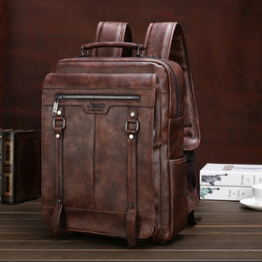 Mochila Executiva em Couro Jeep Lorennzi 5