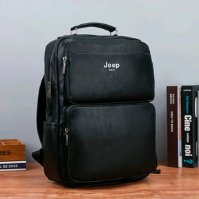 Mochila Jeep em Couro Genuino Lorennzi 10