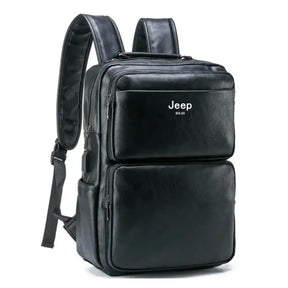 Mochila Jeep em Couro Genuino Lorennzi 4