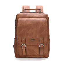 Mochila Masculina de Couro Jeep Lorennzi
