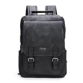 Mochila Masculina de Couro Jeep Lorennzi 3