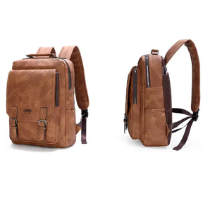 Mochila Masculina de Couro Jeep Lorennzi 6