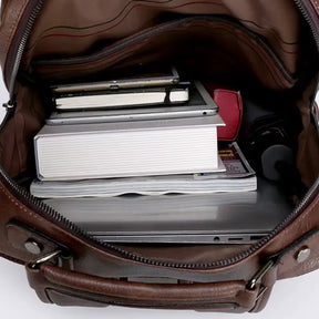 Mochila Masculina de Couro Jeep Road Lorennzi 9