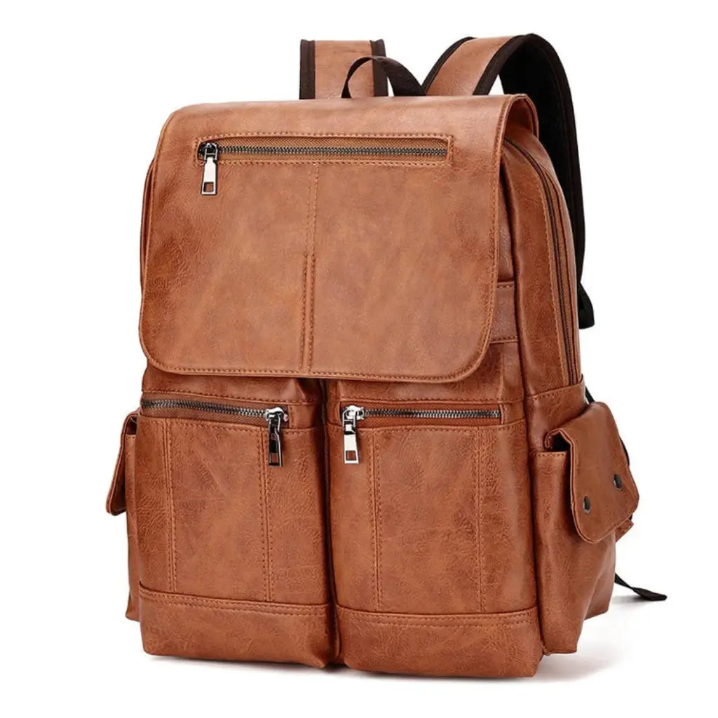 Mochila Masculina de Couro Mont Lorennzi