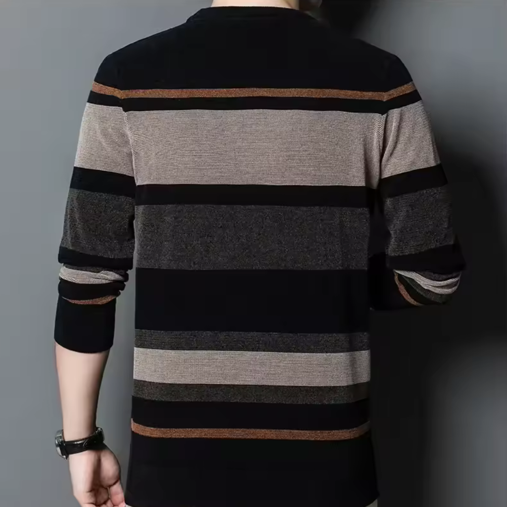 Suéter Masculino Listrado Lorennzi Crest 3